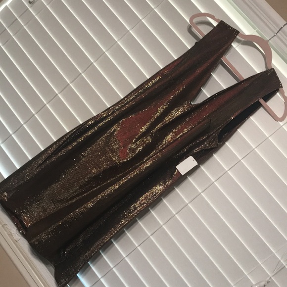 $10 flash sale (24 hr) Plus Size Gold Bodycon Dress NWT 2X Charlotte Russe - Picture 2 of 4